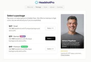selecting your package